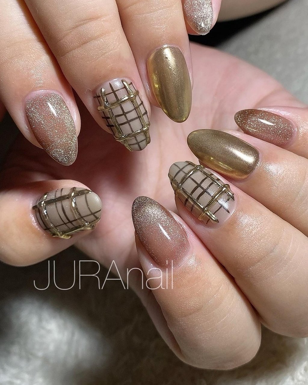 秋 冬 オールシーズン 女子会 ハンド Megu Jura Nailのネイルデザイン No ネイルブック