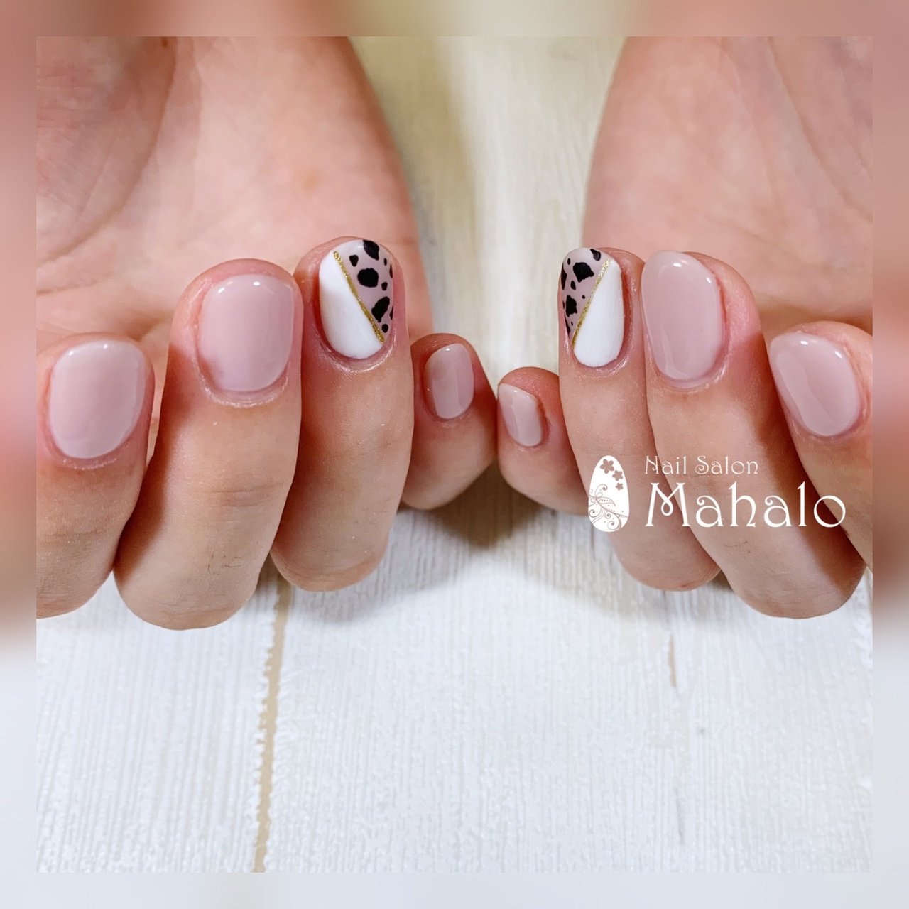 春 秋 オールシーズン オフィス シンプル Nail Salon Mahaloのネイルデザイン No ネイルブック