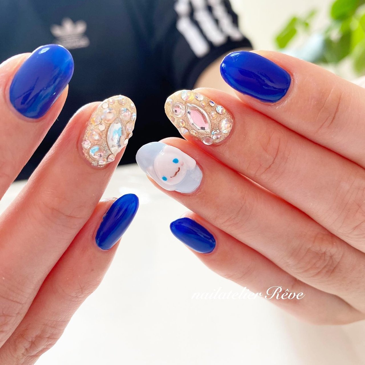 訳あり シナモンブルーネイルアレンジ ネイル Juanpabloecheverri Com