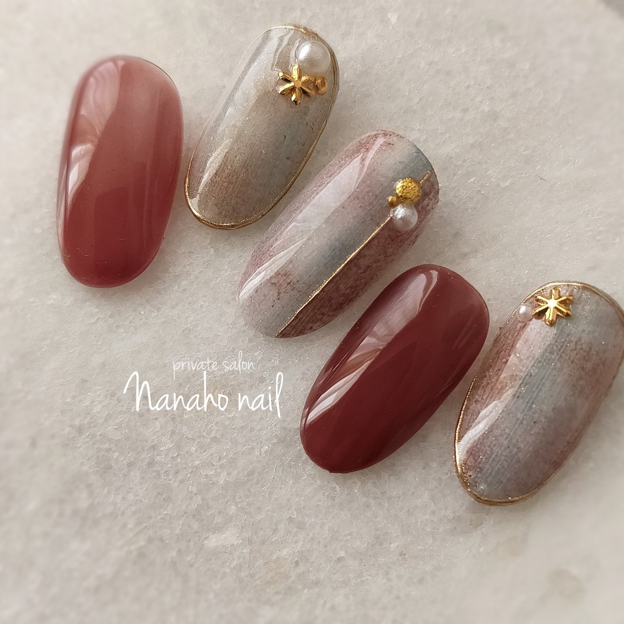 秋 冬 お正月 クリスマス ハンド Nanaho Nail 大阪府八尾市 のネイルデザイン No ネイルブック