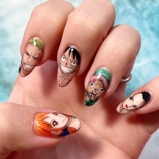 ワンピースネイルのネイルデザイン ネイルブック