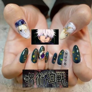 五条悟のネイルデザイン ネイルブック