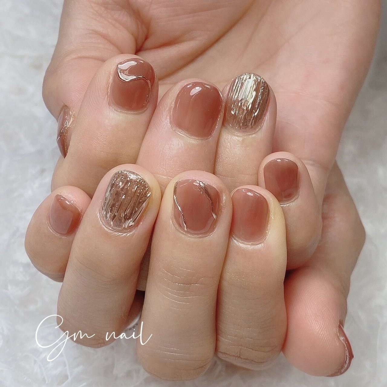 秋/冬/オールシーズン/オフィス/ハンド - Gm nailのネイルデザイン[No