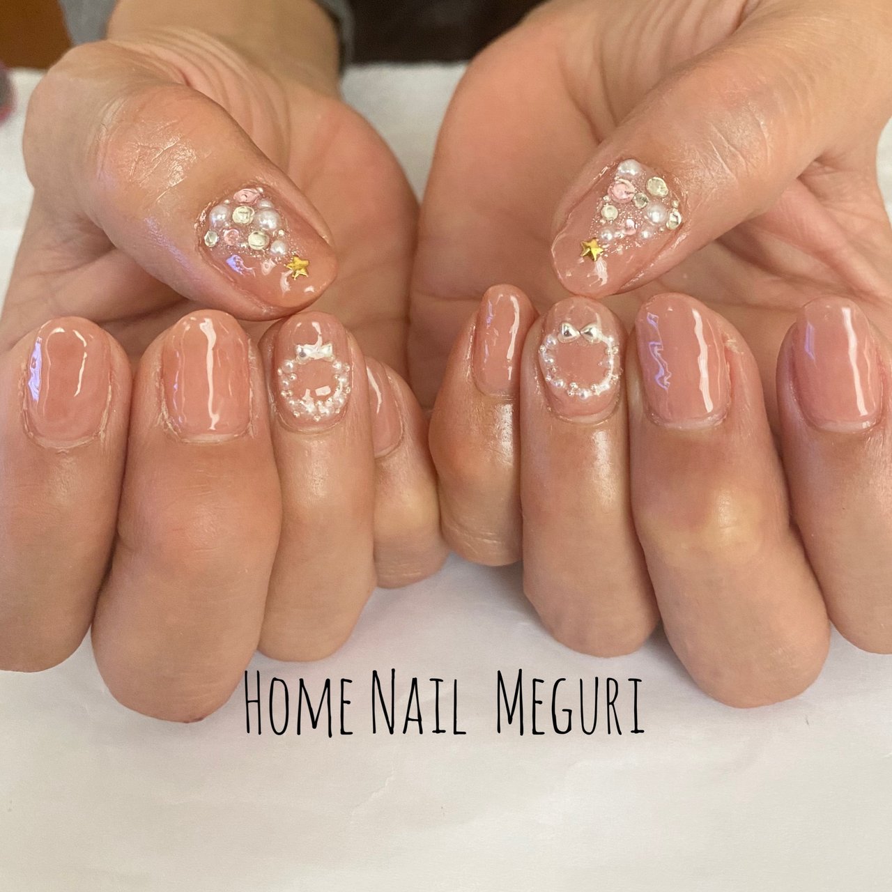 Home Nail Meguriのネイルデザイン No ネイルブック