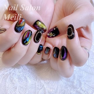 ネオンカラー 大人ネイルのネイルデザイン ネイルブック