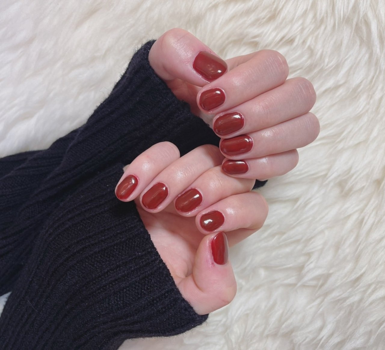 秋 冬 オールシーズン ハンド ワンカラー A Nailのネイルデザイン No ネイルブック
