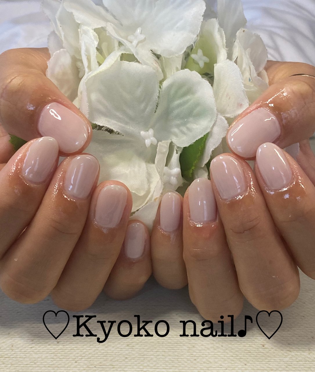 オールシーズン ハンド シンプル ワンカラー ショート Kyoko Nailのネイルデザイン No ネイルブック