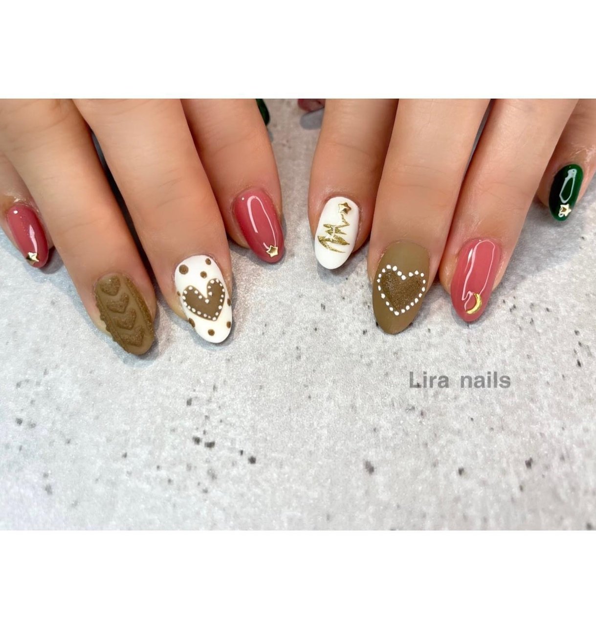 冬 クリスマス デート 女子会 ハンド Lira Nailsのネイルデザイン No ネイルブック