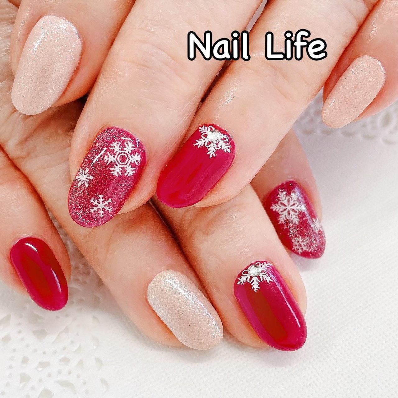 冬/お正月/クリスマス/デート/ハンド - Nail Life♡ooshimaのネイル  