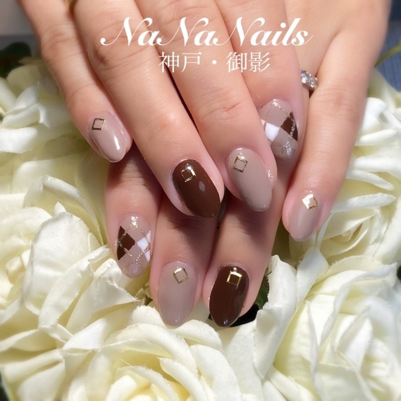 冬 オフィス ブライダル パーティー ハンド Nananailsのネイルデザイン No ネイルブック