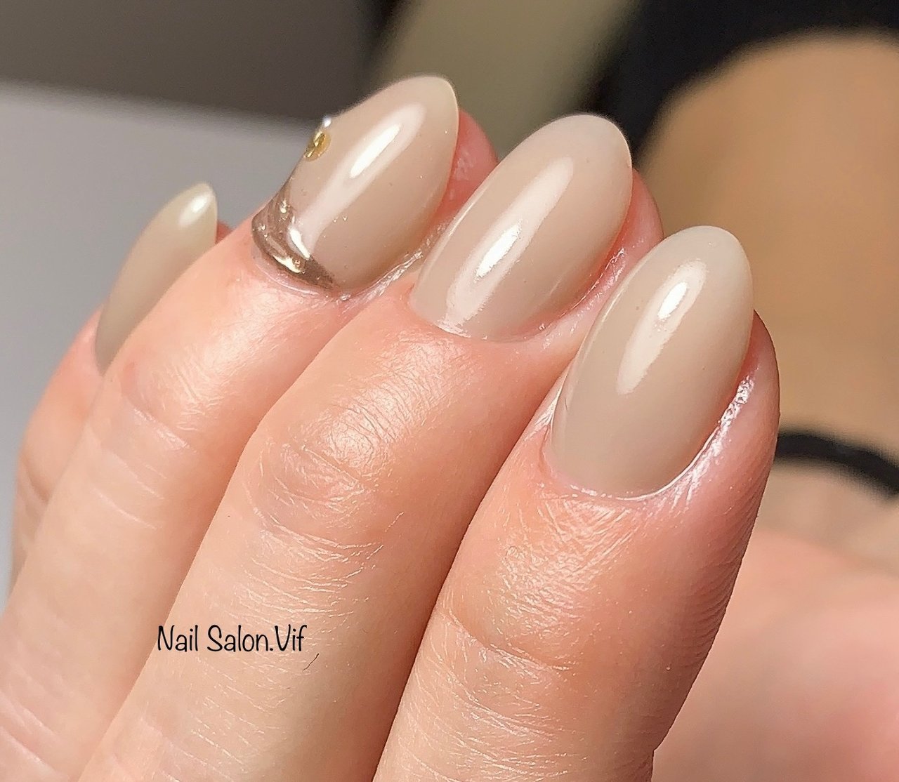 秋 冬 オールシーズン ハンド シンプル Nailsalon Vifのネイルデザイン No ネイルブック