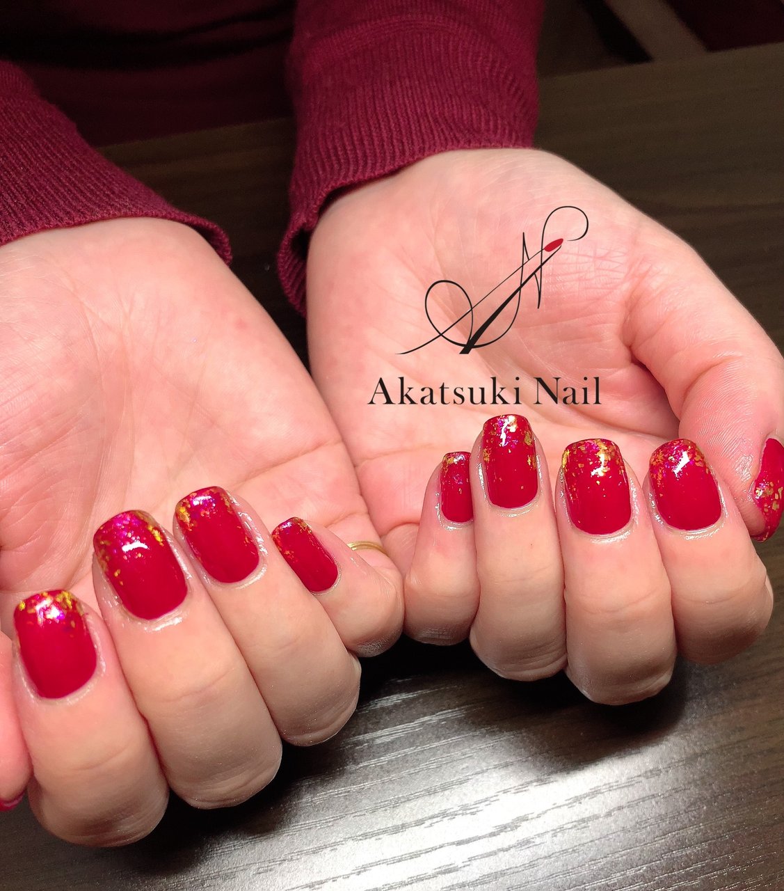 秋 冬 旅行 ハンド シンプル Akatsuki Nailのネイルデザイン No ネイルブック