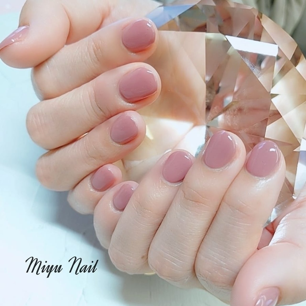 オールシーズン オフィス デート ハンド シンプル Miyu Nailのネイルデザイン No ネイルブック