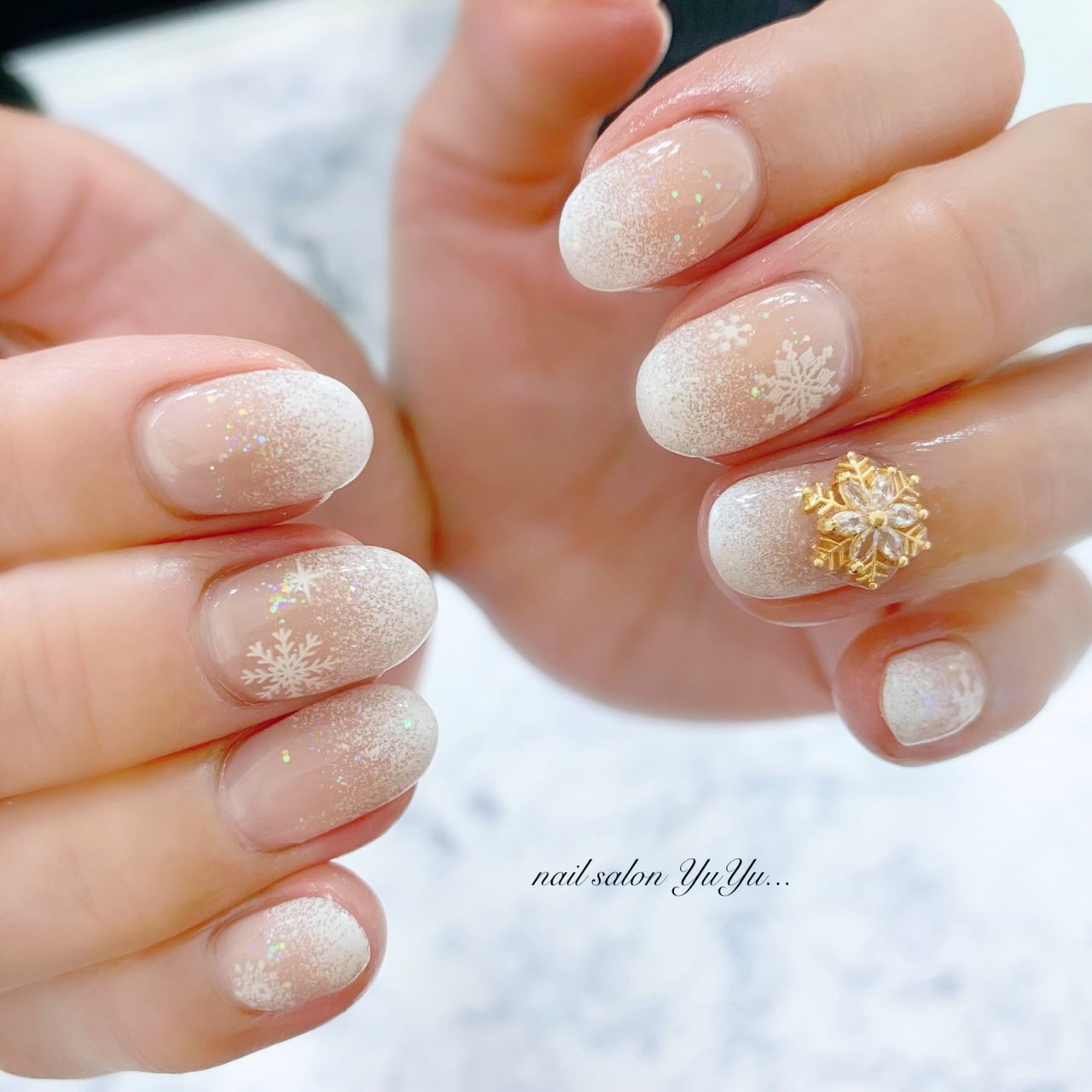 冬 お正月 バレンタイン クリスマス ハンド Nail Salon Yuyuのネイルデザイン No ネイルブック