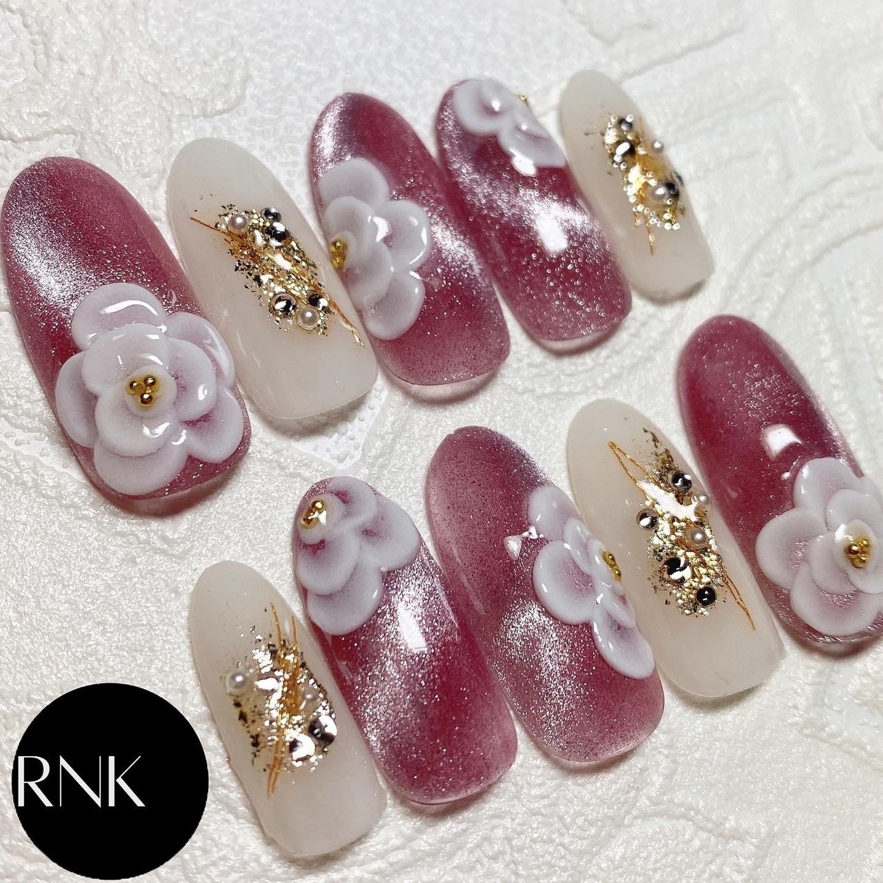 冬 お正月 成人式 卒業式 ハンド Rnk ネイルチップshopのネイルデザイン No ネイルブック