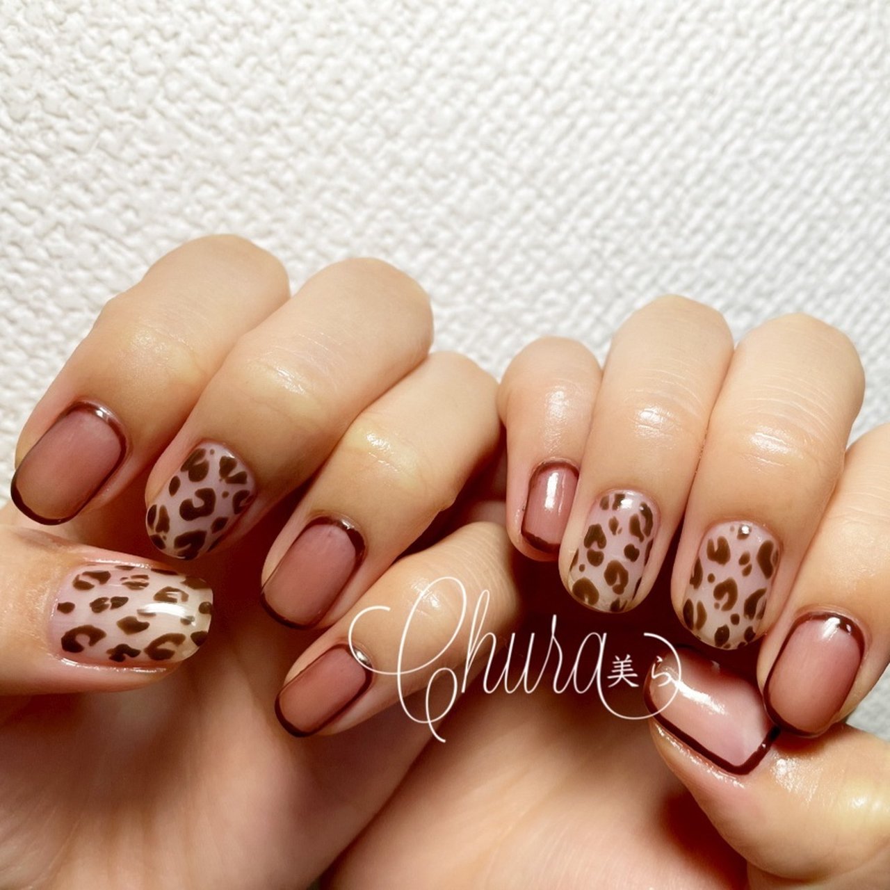 ハンド アニマル柄 ミディアム Nail Churaのネイルデザイン No ネイルブック