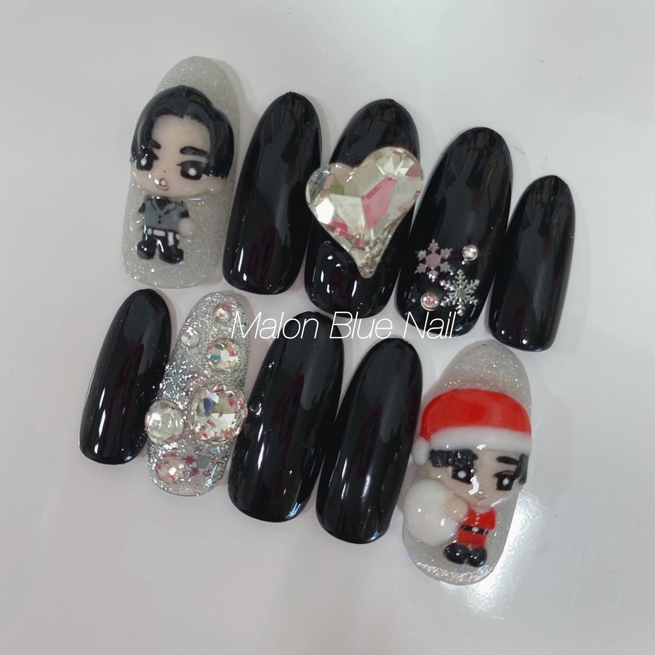 冬/ライブ/クリスマス/女子会/ハンド - nailsalon_Barbie1101のネイルデザイン[No.6913266]｜ネイルブック