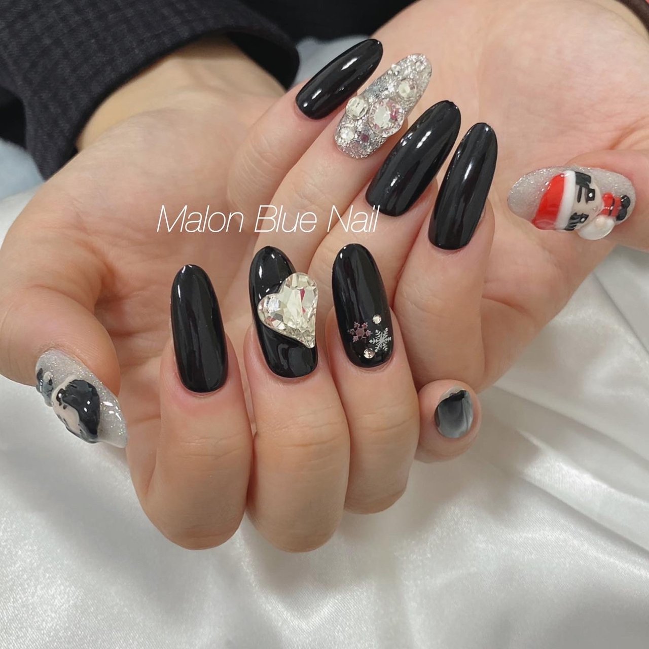 冬 ライブ クリスマス 女子会 ハンド Nailsalon Barbie1101のネイルデザイン No ネイルブック