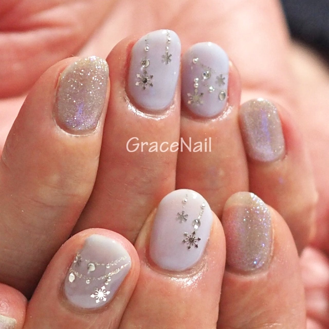 冬 クリスマス パーティー デート ハンド Gracenailのネイルデザイン No ネイルブック