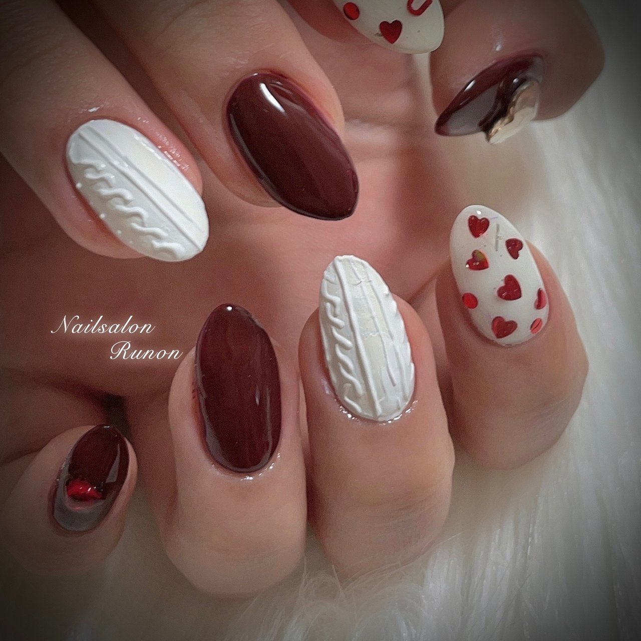 冬 クリスマス デート 女子会 ハンド Runonのネイルデザイン No ネイルブック