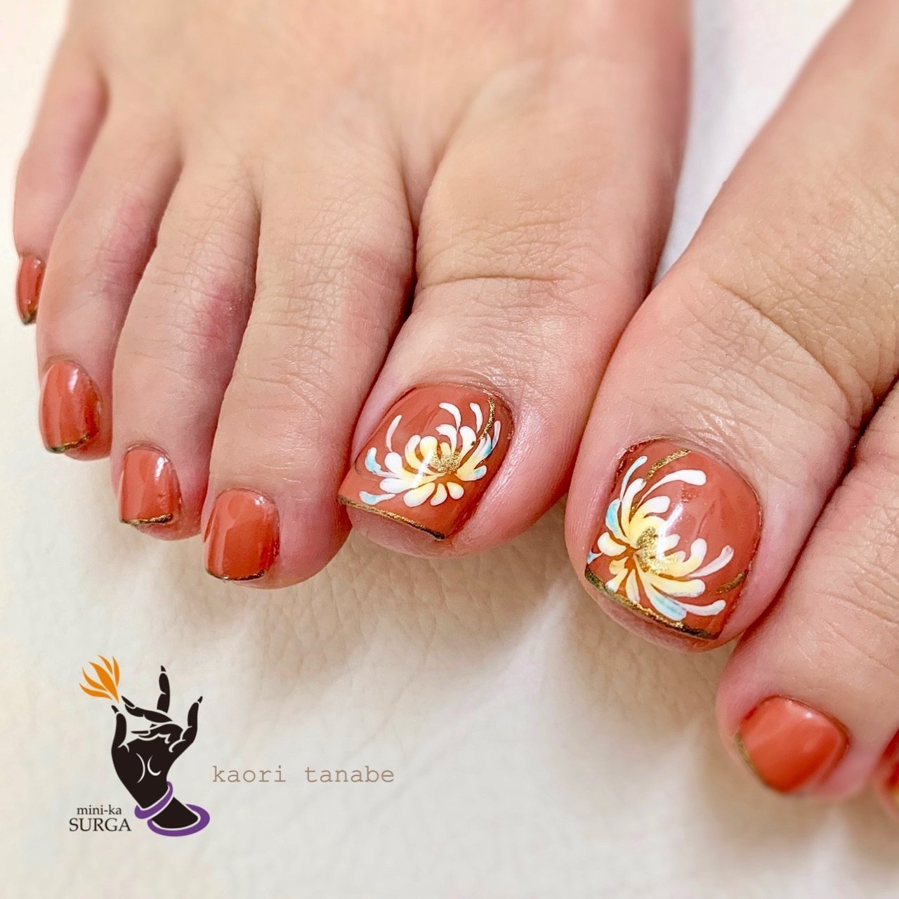 秋 冬 オールシーズン お正月 フット 田邉薫 Kaori Tanabe のネイルデザイン No ネイルブック
