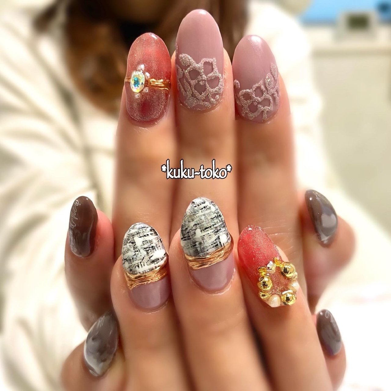 秋 冬 お正月 クリスマス ハンド Kukutoko Nailのネイルデザイン No ネイルブック