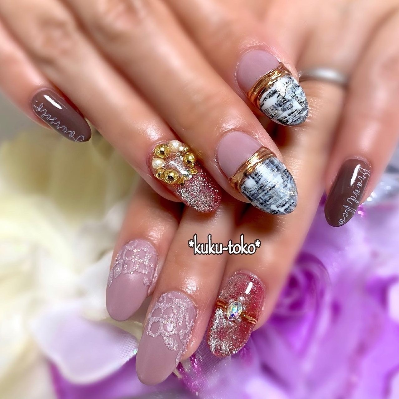 秋 冬 お正月 クリスマス ハンド Kukutoko Nailのネイルデザイン No ネイルブック