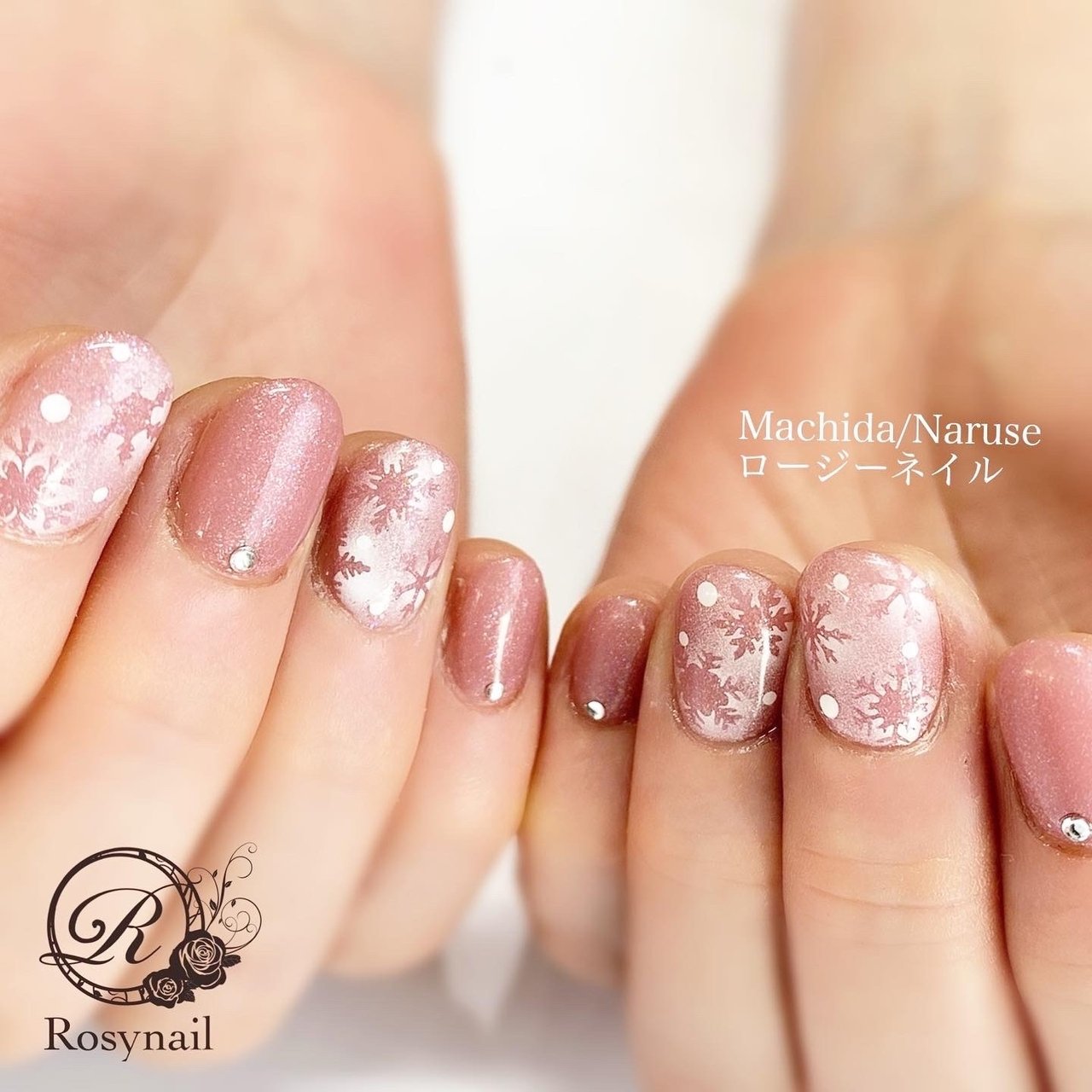 冬 お正月 ハンド シンプル ワンカラー 町田 成瀬ネイルサロン ロージーネイルのネイルデザイン No ネイルブック