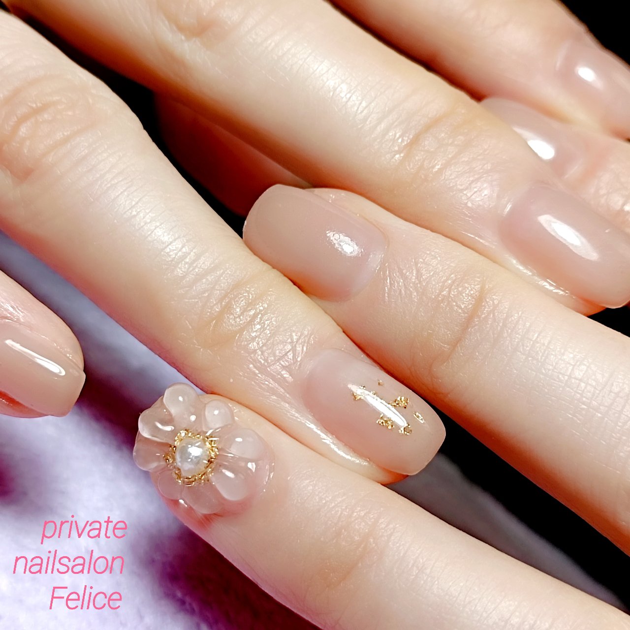 オールシーズン 旅行 オフィス デート ハンド りえ 熊本光の森ﾌﾟﾗｲﾍﾞｰﾄﾈｲﾙｻﾛﾝ ﾌｪﾘｰﾁｪ のネイル デザイン No ネイルブック