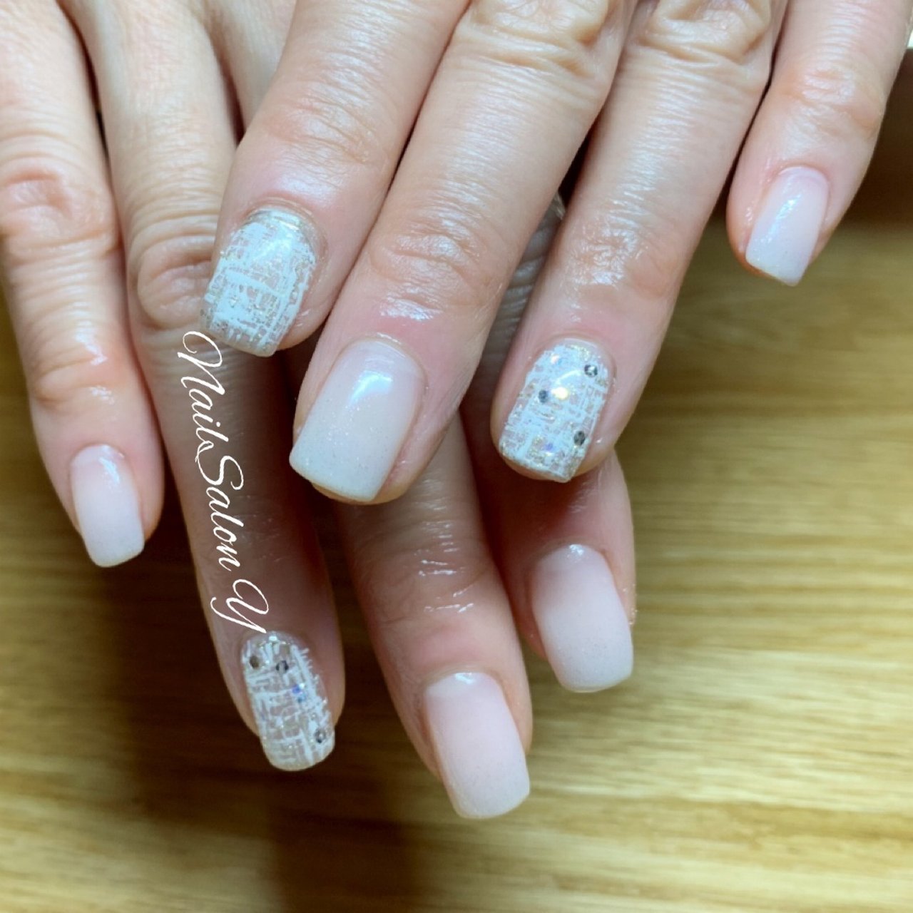 冬 クリスマス オフィス ハンド シンプル Nailsalon Yのネイルデザイン No ネイルブック