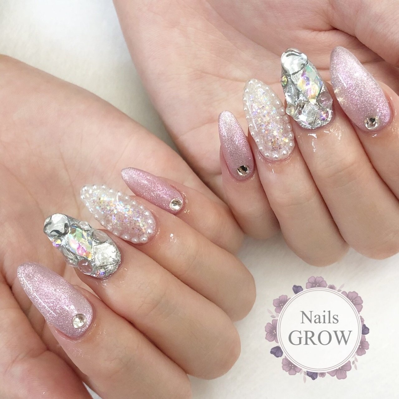 冬/成人式/バレンタイン/クリスマス/ハンド - ネイルズグロウのネイル  