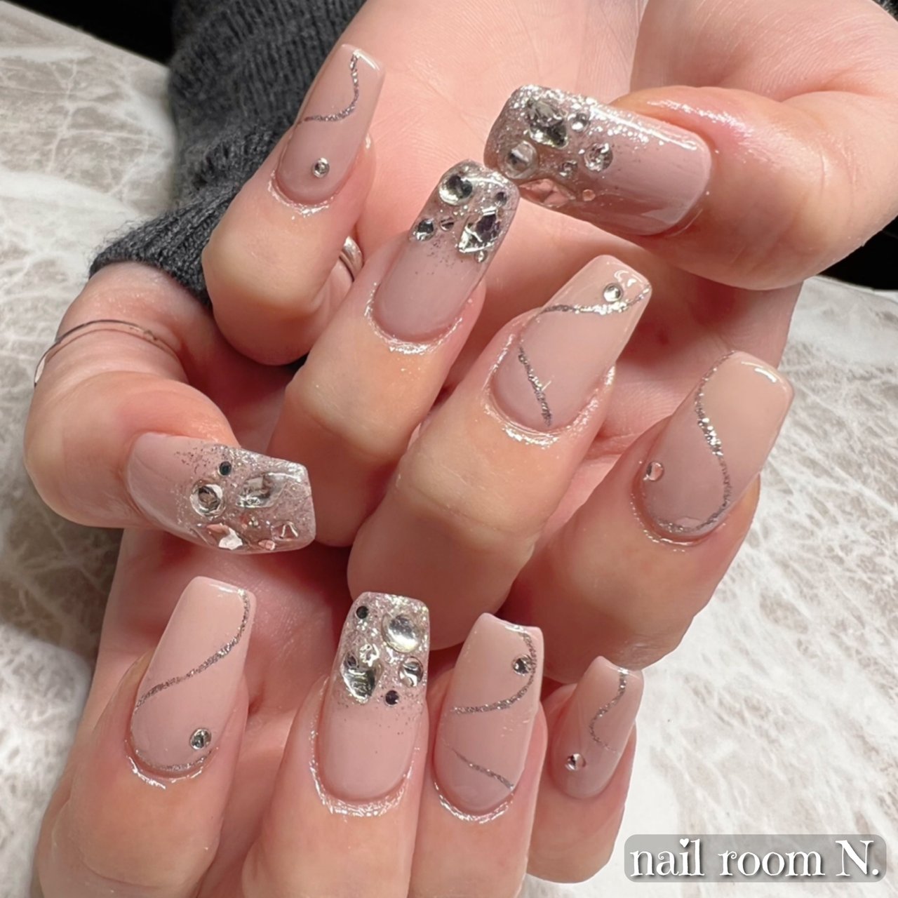 冬 オールシーズン バレンタイン ブライダル ハンド Nonのネイルデザイン No ネイルブック