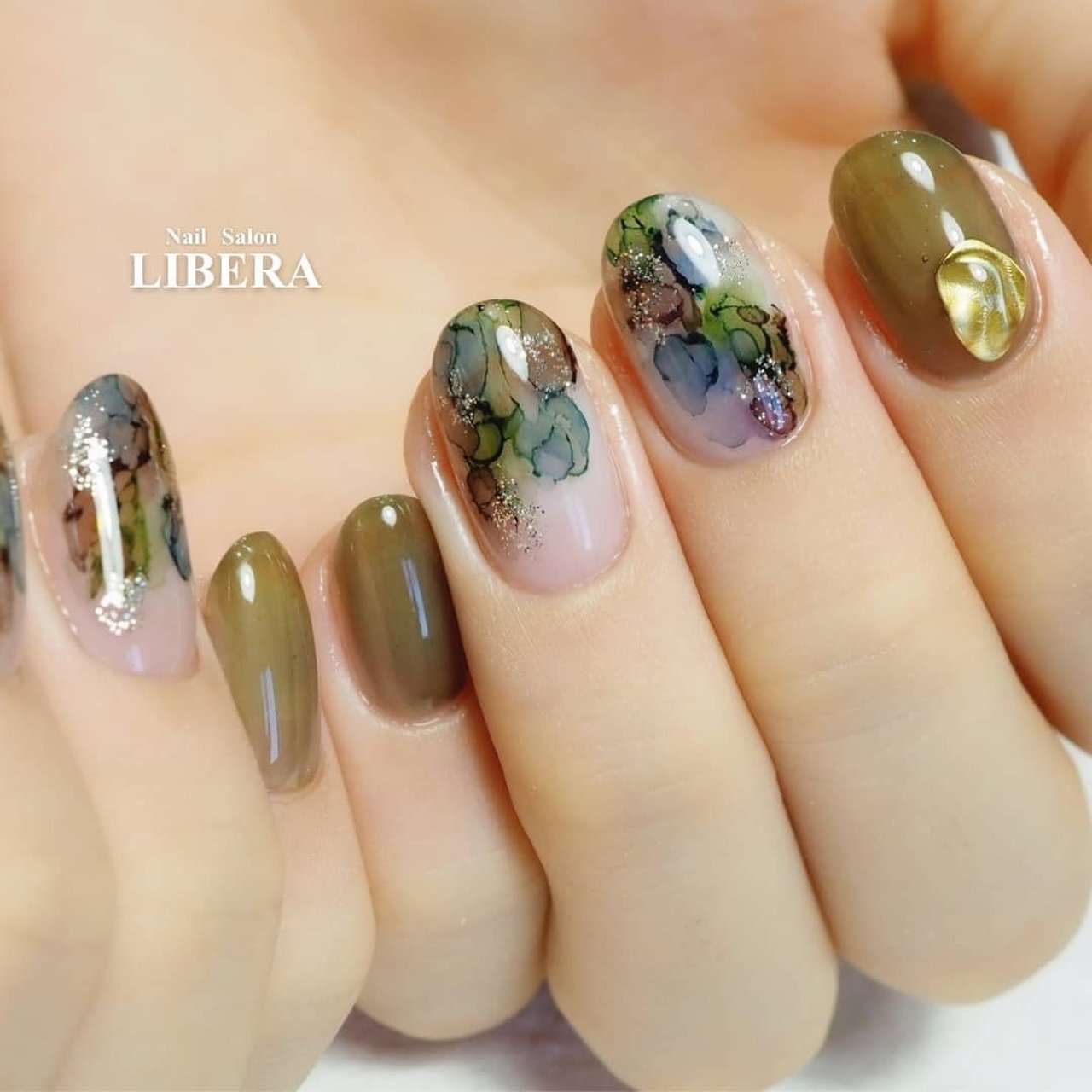 夏 秋 旅行 海 ハンド Nail Salon Liberaのネイルデザイン No ネイルブック