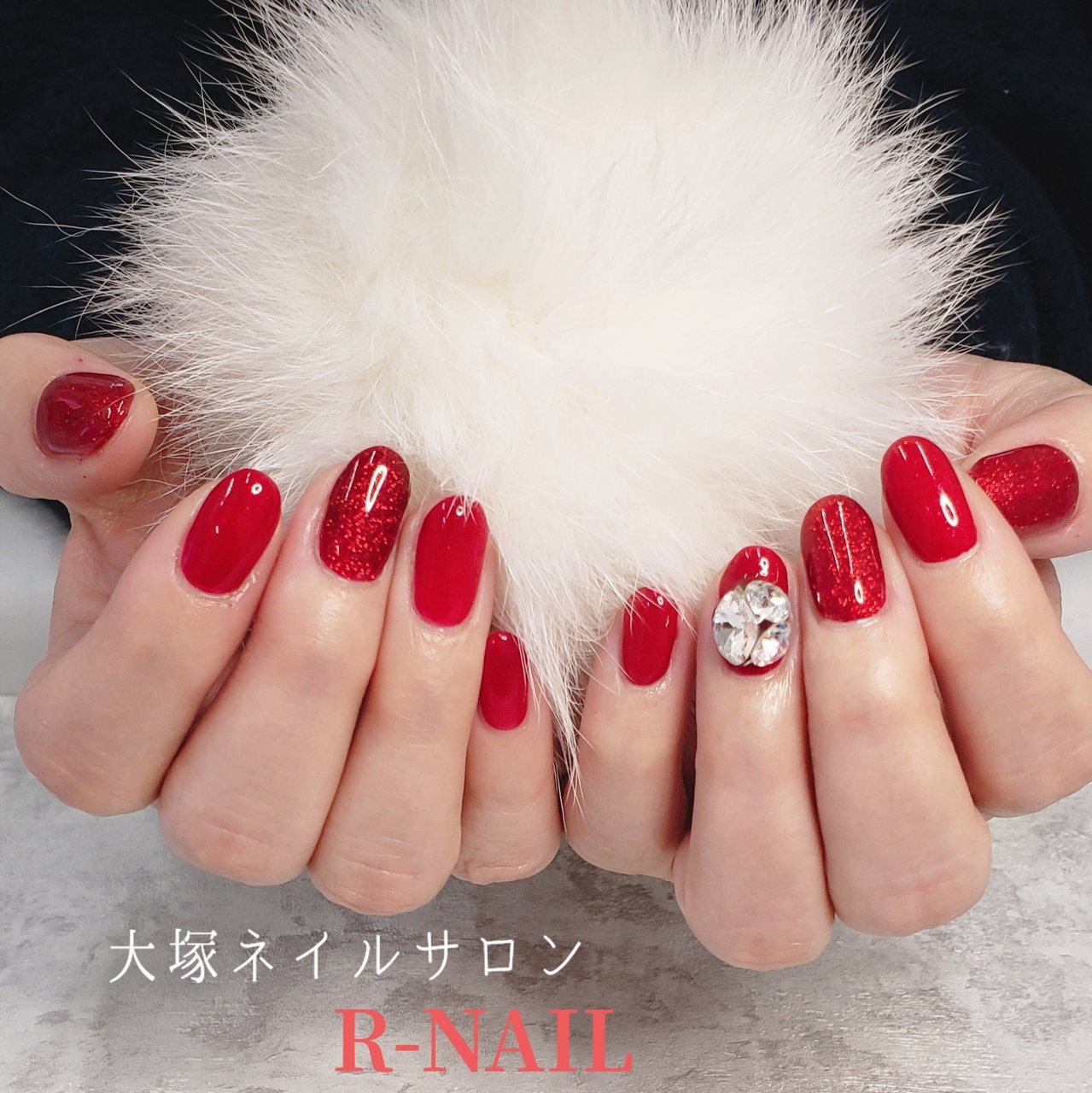冬 オールシーズン お正月 クリスマス ハンド R Nailのネイルデザイン No ネイルブック
