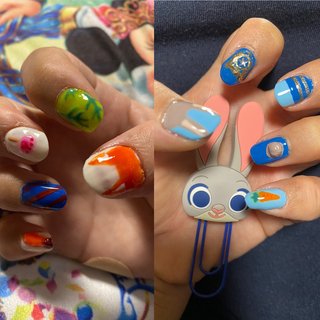 セルフネイル ディズニーのネイルデザイン ネイルブック