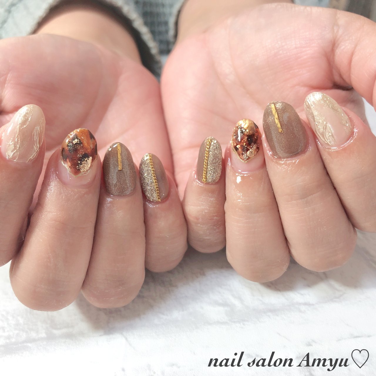 冬 デート 女子会 Nailsalon Amyu のネイルデザイン No ネイルブック