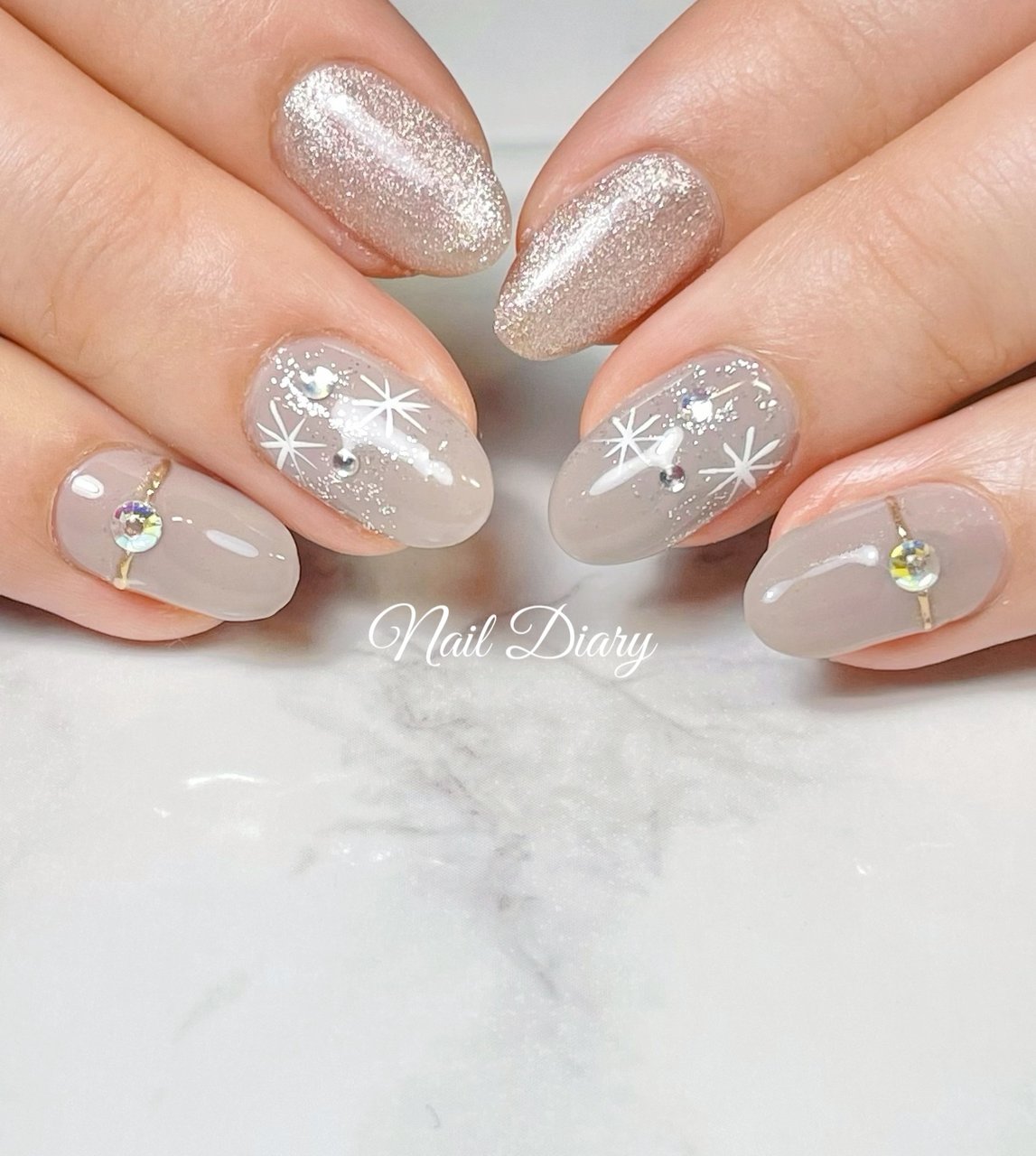 Nail Diary【ネイル ダイアリー】のネイルデザイン[No.6922209