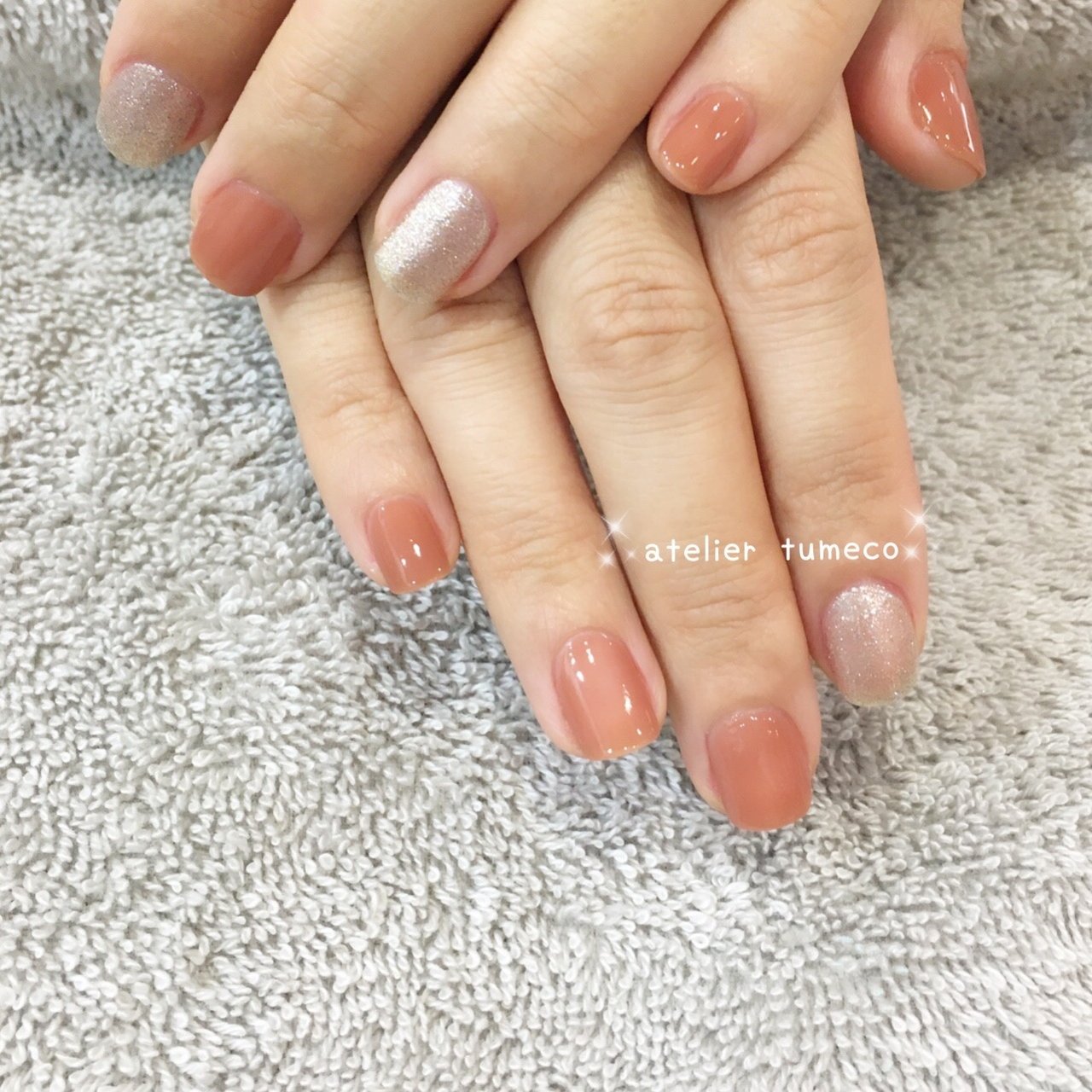 オールシーズン ハンド シンプル ワンカラー ミディアム Atelier Tumecoのネイルデザイン No ネイルブック