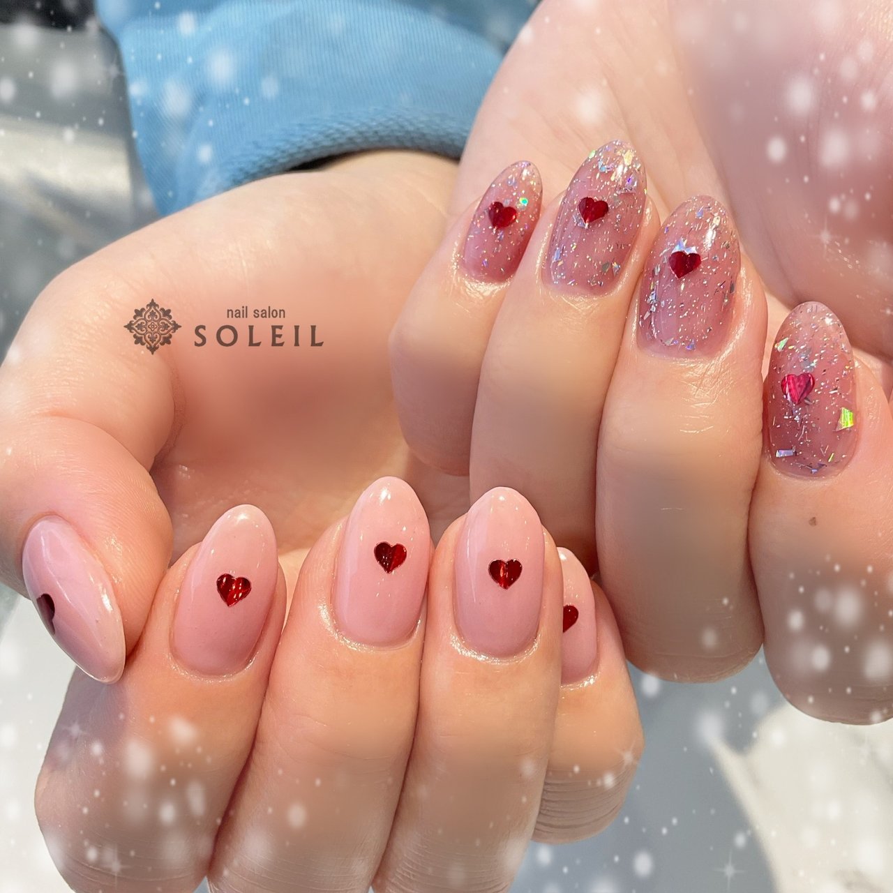 春 バレンタイン パーティー デート ハンド Nail Salon Soleil ネイルサロン ソレイユ のネイル デザイン No ネイルブック