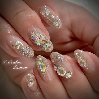 スワロフスキーネイルアートネイル