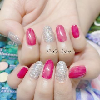 ピンク ビビッドのネイルデザイン ネイルブック