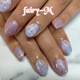 あじさいネイルのネイルデザイン ネイルブック