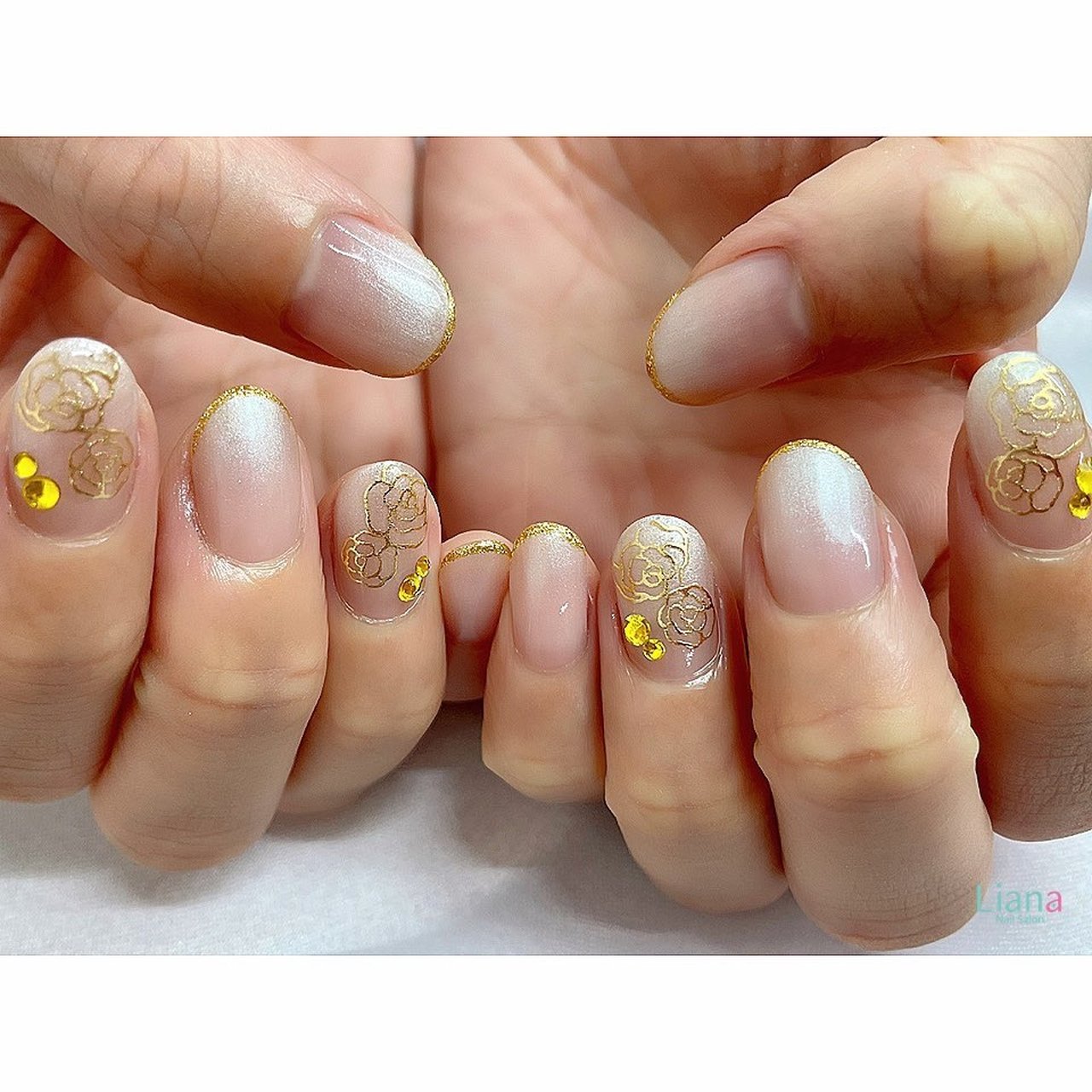 冬 クリスマス パーティー デート ハンド ネイルサロンliana目黒のネイルデザイン No ネイルブック