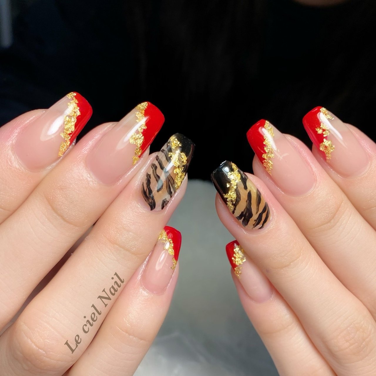 冬 お正月 成人式 クリスマス ハンド Lecielnailのネイルデザイン No ネイルブック
