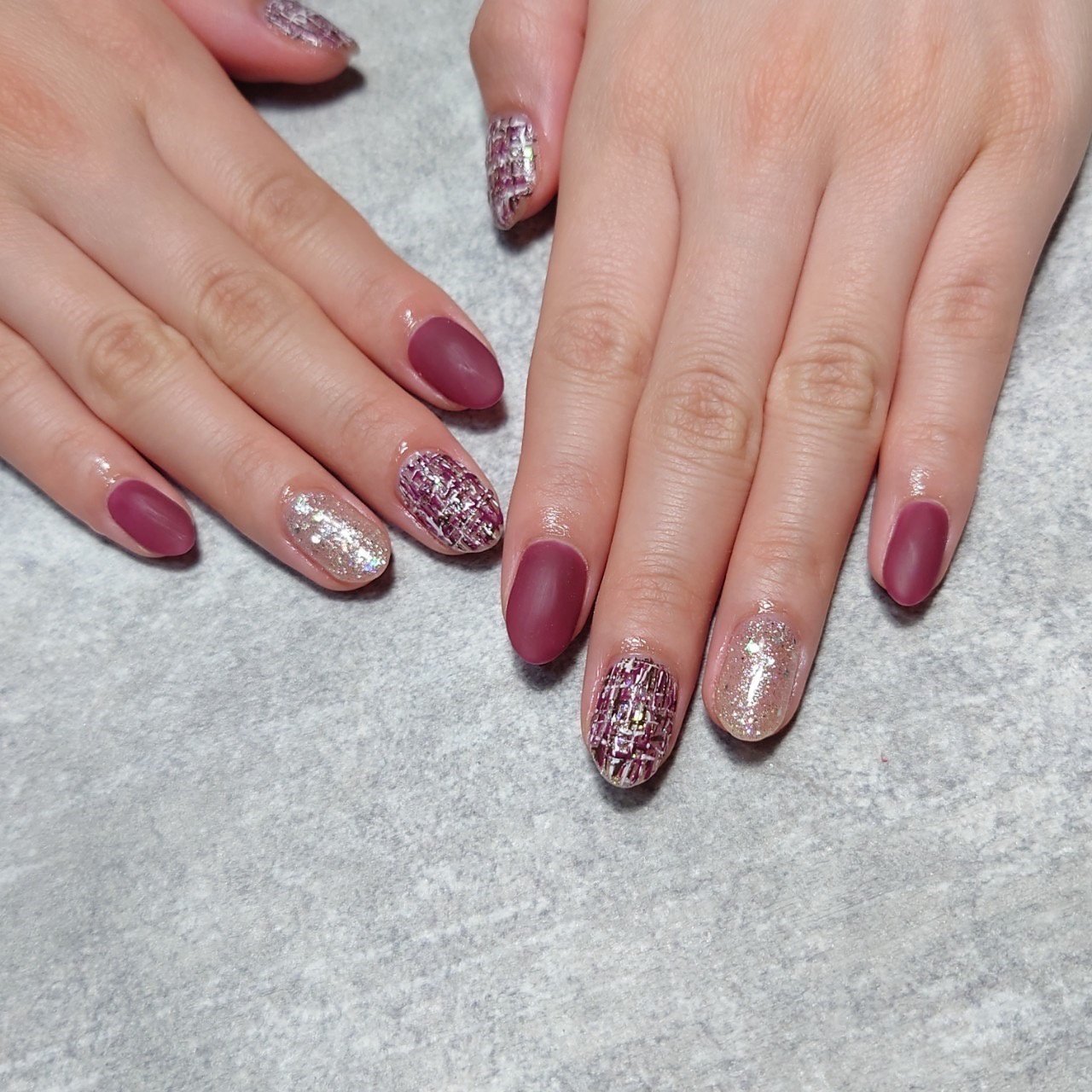秋 冬 お正月 ハンド ワンカラー Lians Nail Vivid 倉敷店 リアンスネイルヴィヴィッド のネイルデザイン No ネイルブック