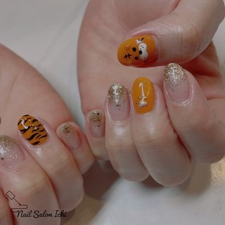 虎柄のネイルデザイン 2ページ目 ネイルブック