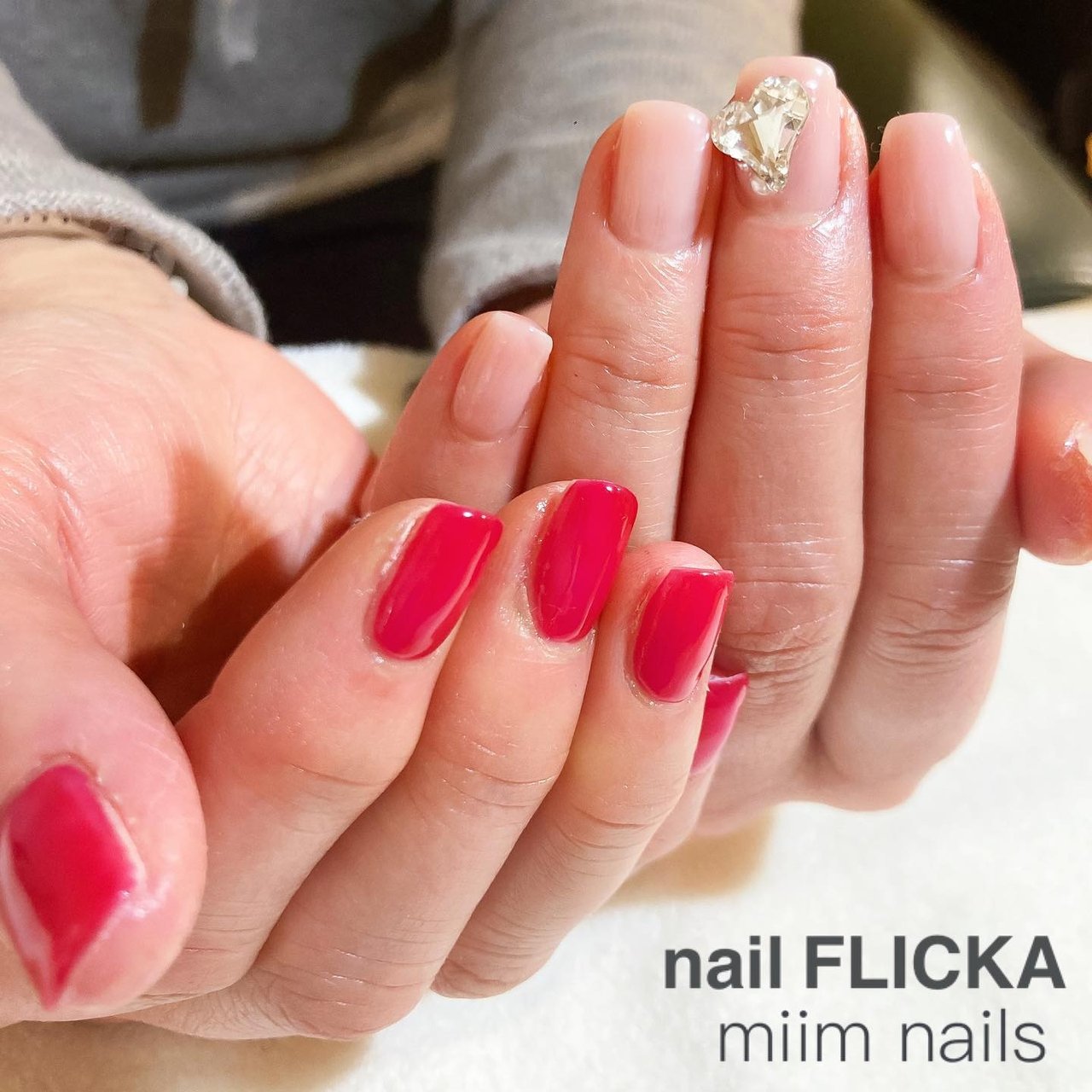 冬 オールシーズン バレンタイン デート ハンド Nail Flicka Sapporoのネイルデザイン No ネイルブック