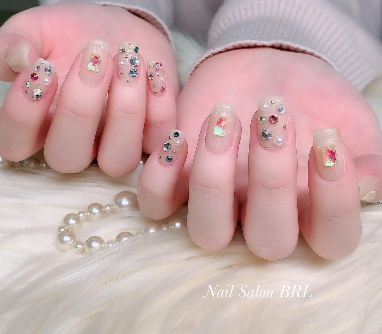 オールシーズン クリスマス デート 女子会 ハンド Nail Salon Brl ネイルサロン ベリル のネイルデザイン No ネイルブック