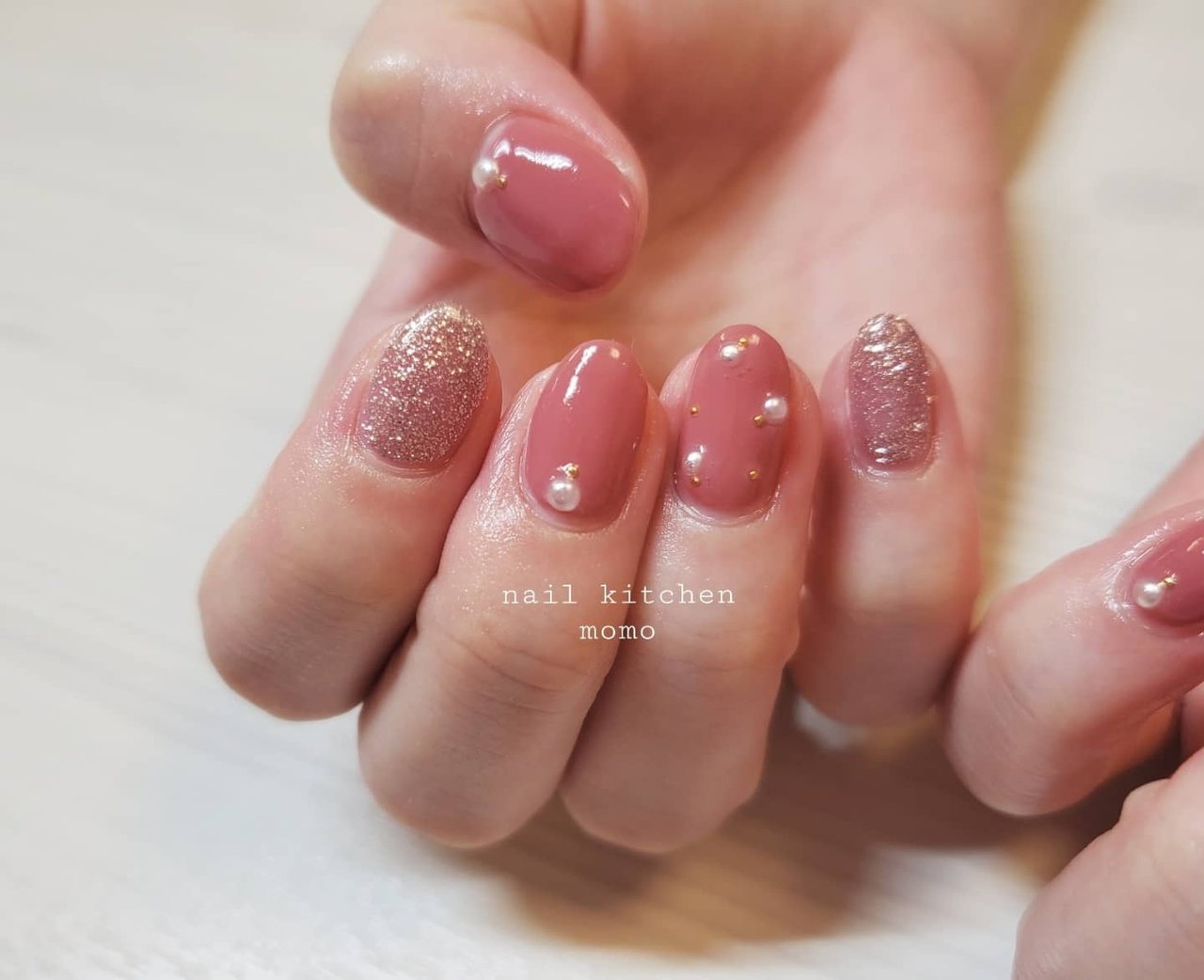 秋 冬 オールシーズン デート ハンド Nail Kitchen Momo Hal のネイルデザイン No ネイルブック
