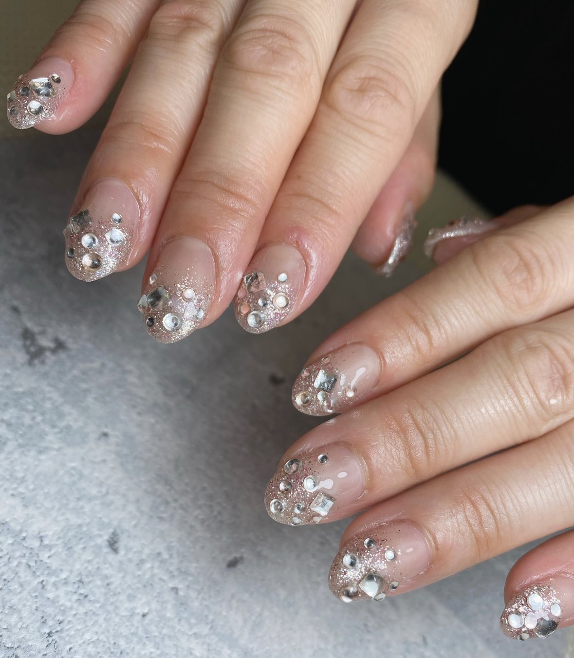 オールシーズン ハンド グラデーション ピンク ゴールド Nami Fのネイルデザイン No ネイルブック